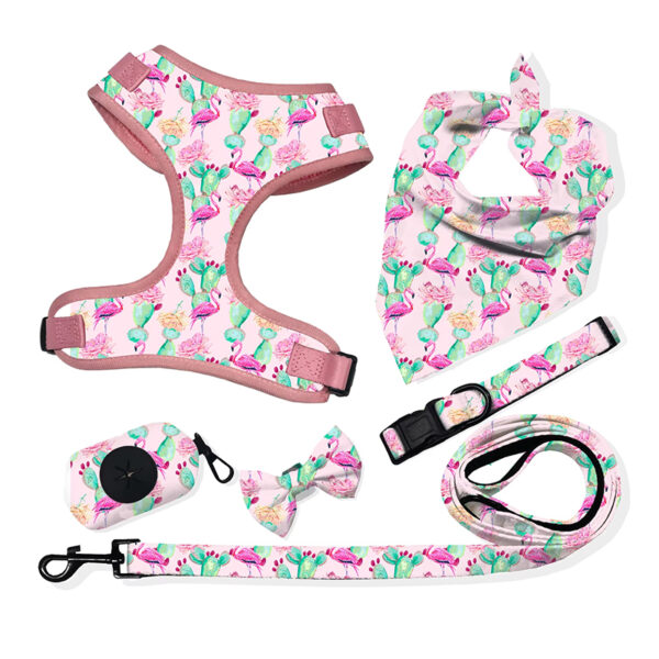 Pet Products 2024 Pet Harness Set Custom Dog Leash Collar Adjustable Cama Para Perrros Accesorios - Image 3