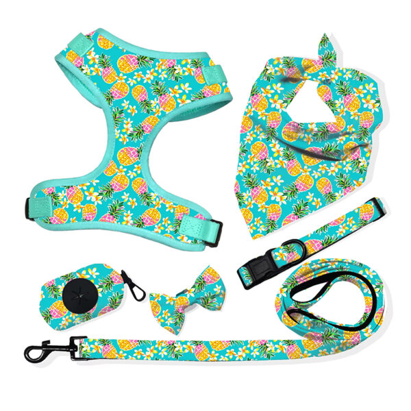 Pet Products 2024 Pet Harness Set Custom Dog Leash Collar Adjustable Cama Para Perrros Accesorios - Image 2