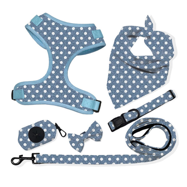 Pet Products 2024 Pet Harness Set Custom Dog Leash Collar Adjustable Cama Para Perrros Accesorios