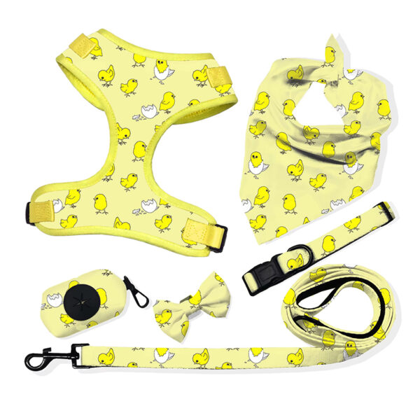 Pet Products 2024 Pet Harness Set Custom Dog Leash Collar Adjustable Cama Para Perrros Accesorios - Image 6