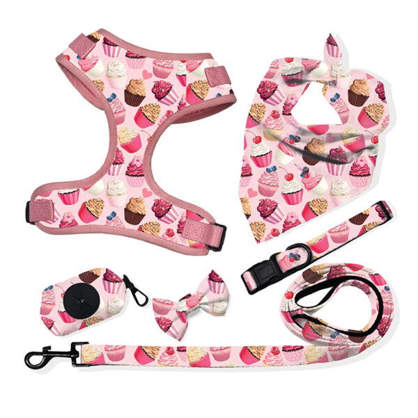 Pet Products 2024 Pet Harness Set Custom Dog Leash Collar Adjustable Cama Para Perrros Accesorios - Image 5