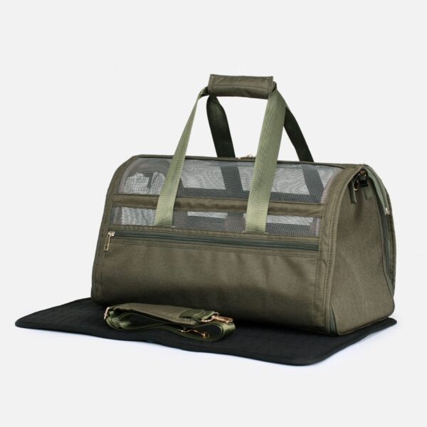 In Stock Breathable Mesh Travel Pet Carrier Oem Cross Body Pet Bags Airline Approved - Image 3
